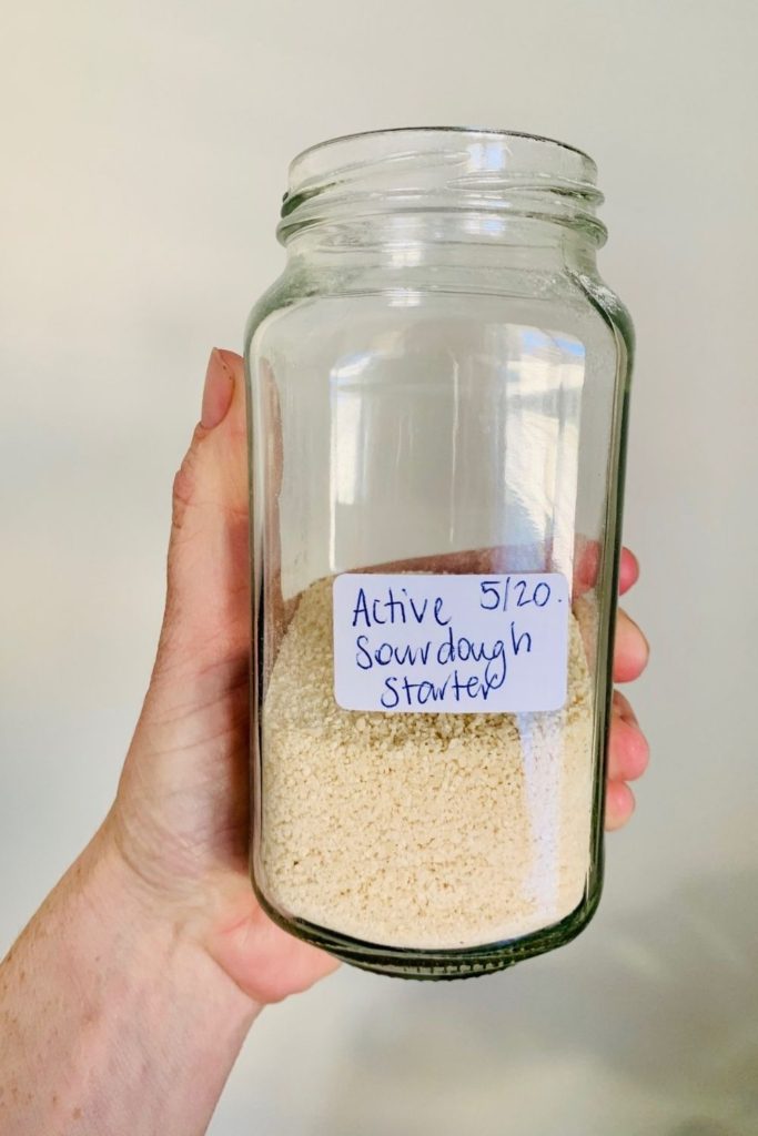 How to store sourdough starter