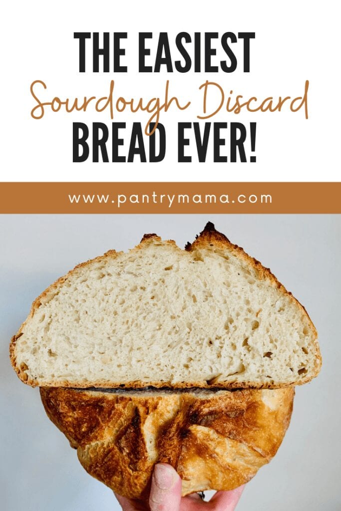 Easiest sourdough discard bread ever