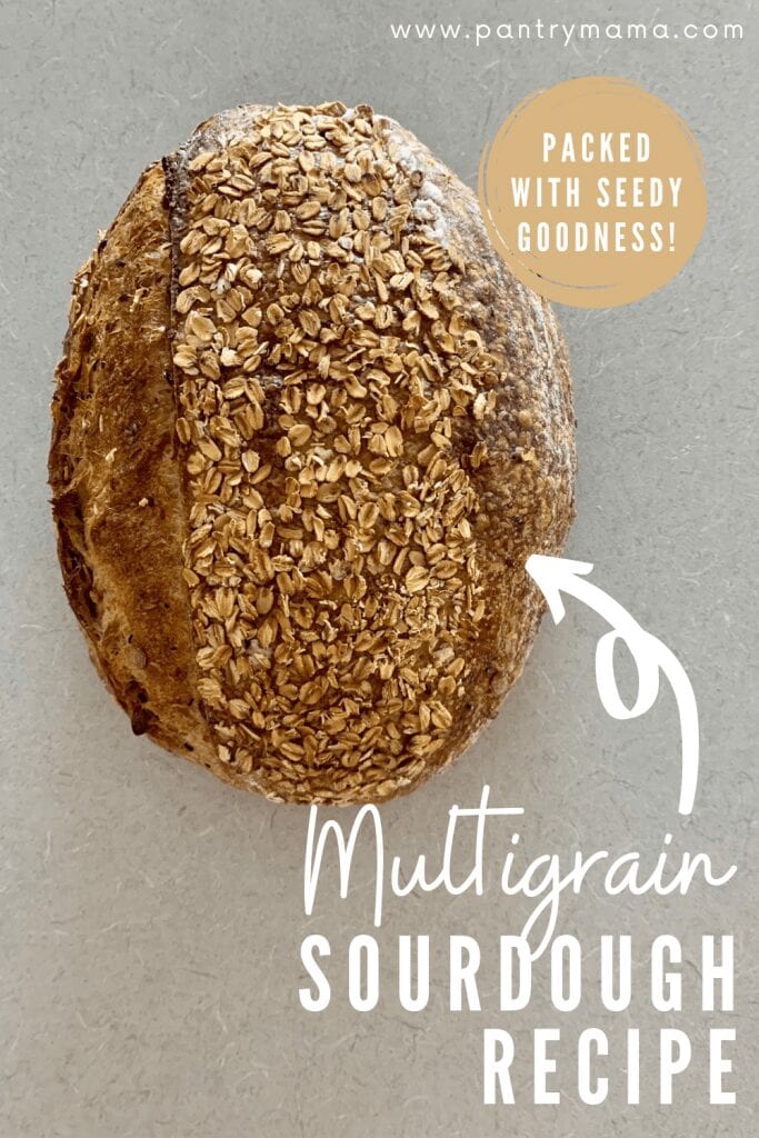 Easy multigrain sourdough bread recipe