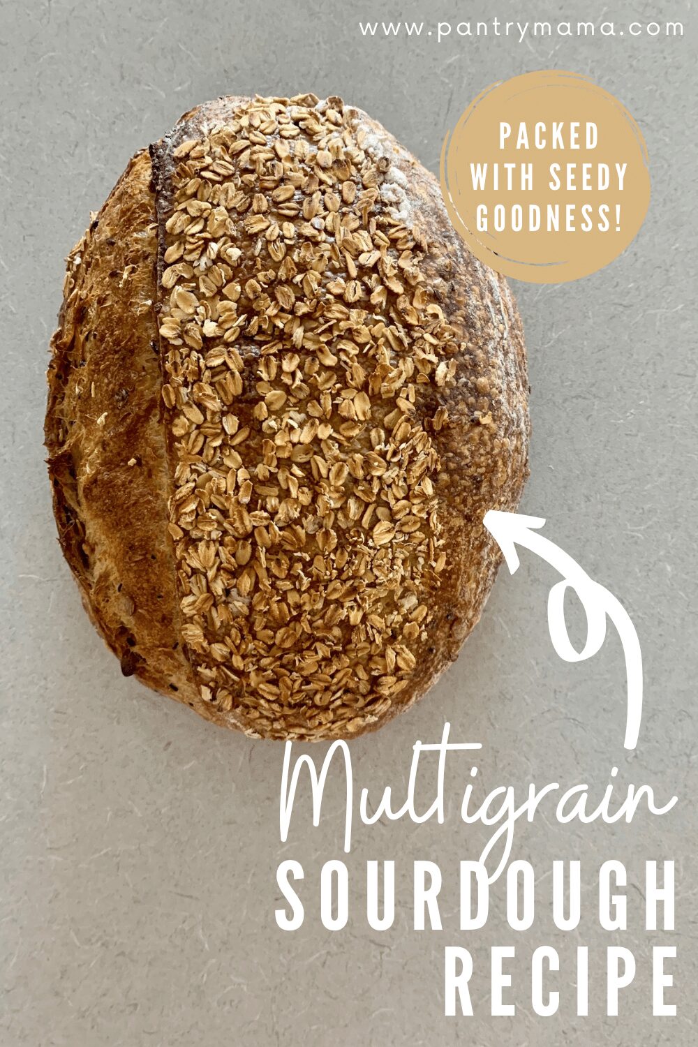 Easy Multigrain Sourdough Bread Recipe The Pantry Mama