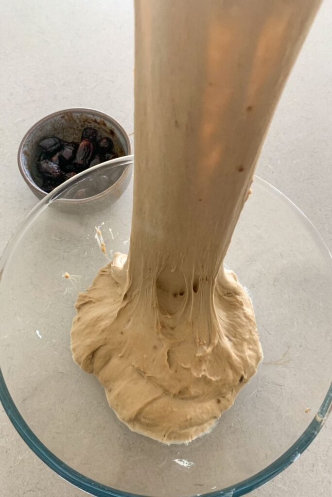 Adding vital wheat gluten to sourdough can make the dough easier to handle.