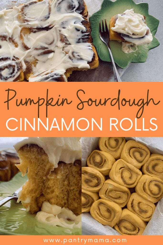 Sourdough pumpkin cinnamon rolls