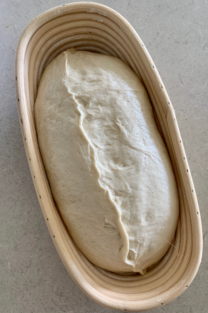 Shaping a sourdough batard