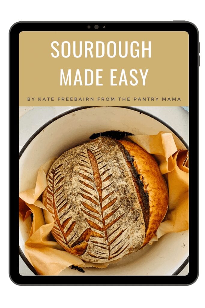 sourdough made easy e-book - everything you need to know to get you baking delicious sourdough in your own home!