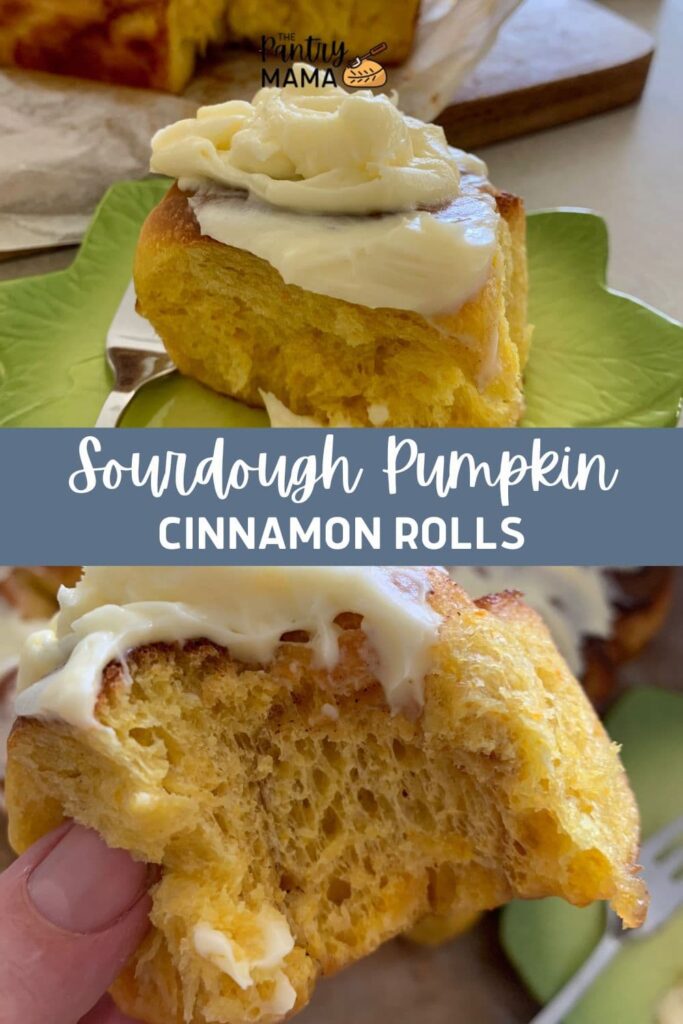 SOURDOUGH PUMPKIN CINNAMON ROLLS - PINTEREST ROLLS