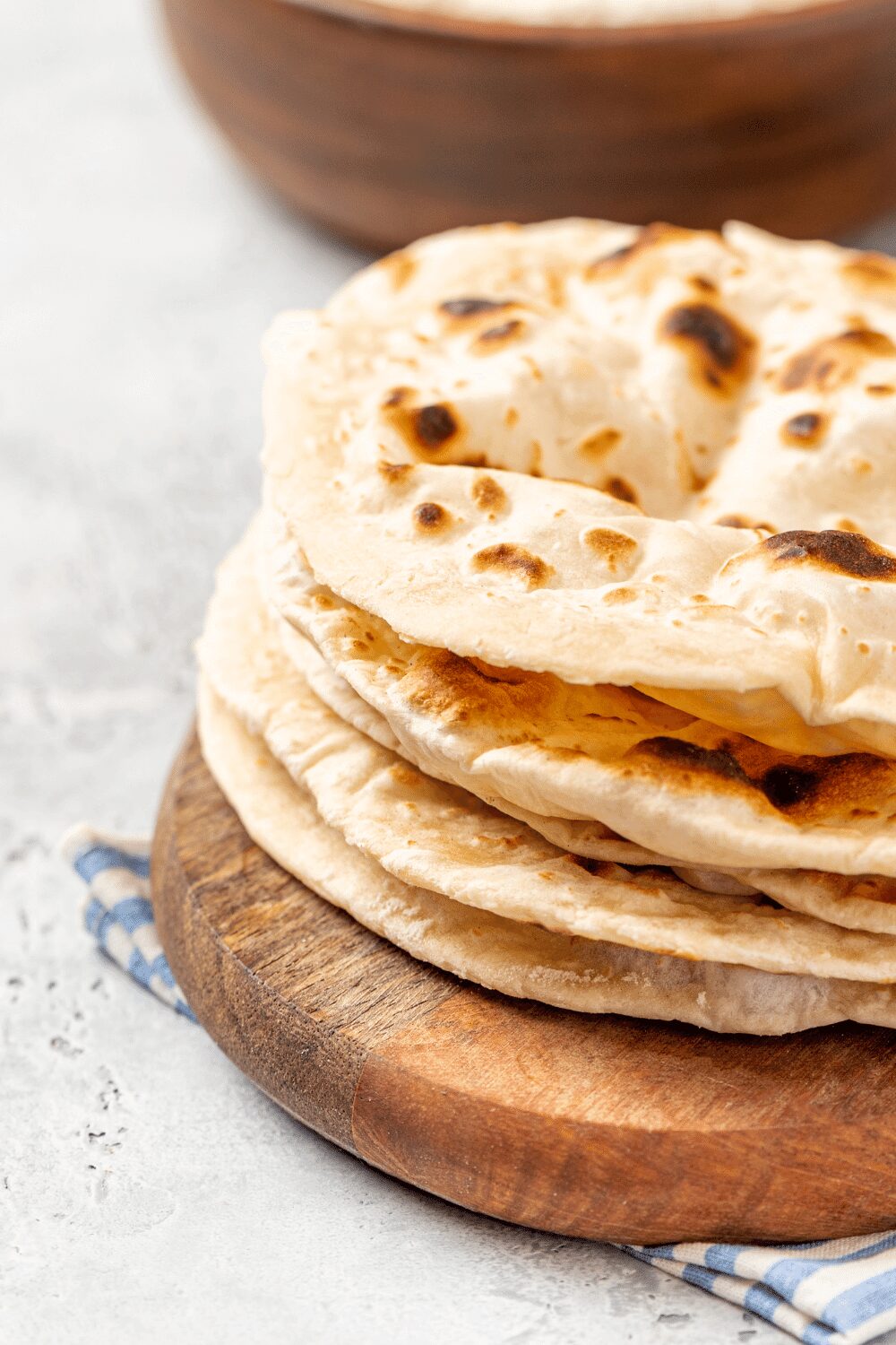 Sourdough flat bread tortilla