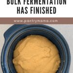 Bulk fermentation is finished
