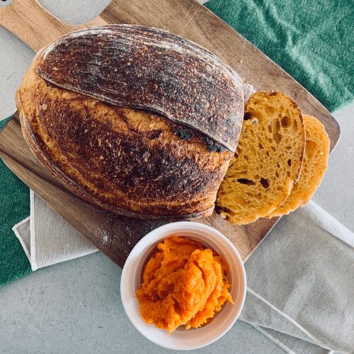 Pumpkin Sourdough Bread-image