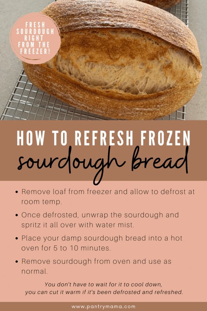 How to Freeze Sourdough Bread
