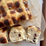 SOURDOUGH HOT CROS BUNS RECIPE FEATURE IMAGE