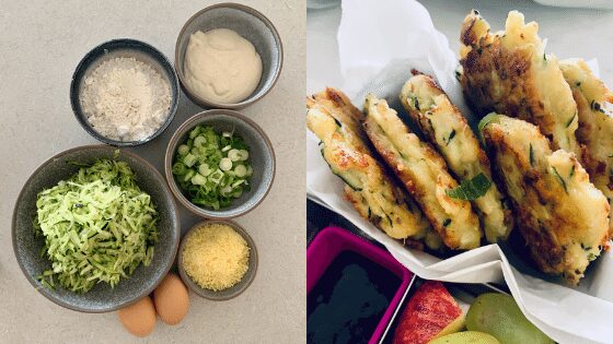 Sourdough Discard Zucchini Fritters
