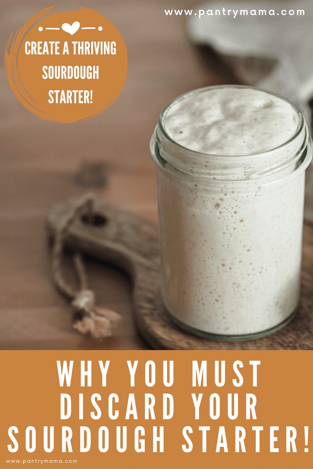 Why you must discard your sourdough starter before you feed