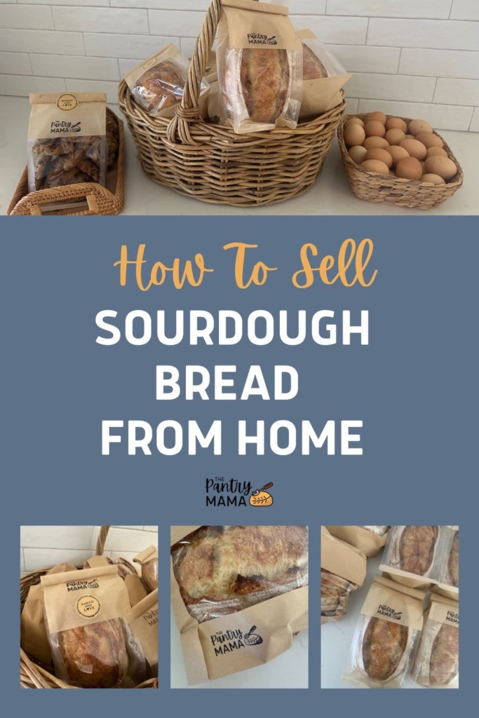 Selling Sourdough Bread from home - Pinterest Image