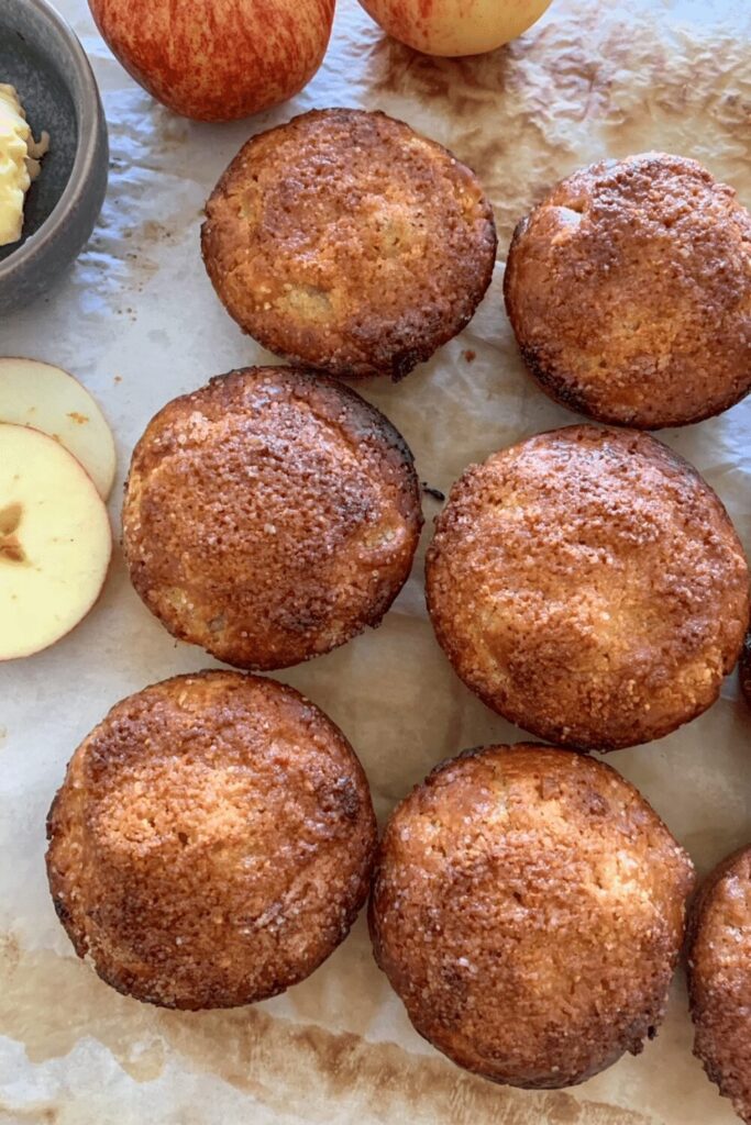 Sourdough Apple Cinnamon Muffins