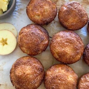 Sourdough Apple Cinnamon Muffins