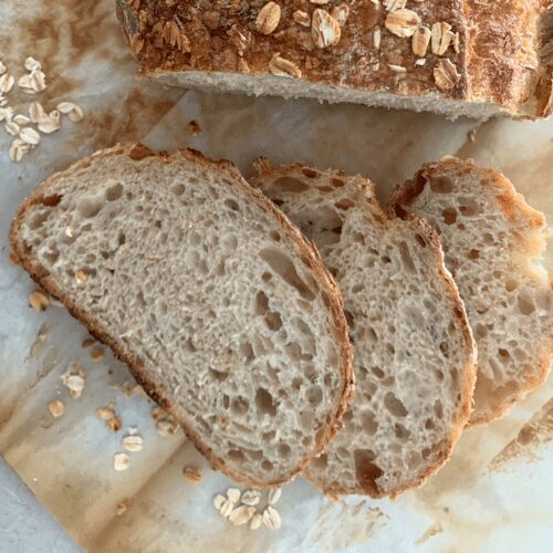 Sourdough Bread Mixing Stir Stick Round Spurtle for Porridge