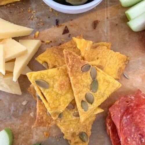Sourdough Pumpkin Crackers-image