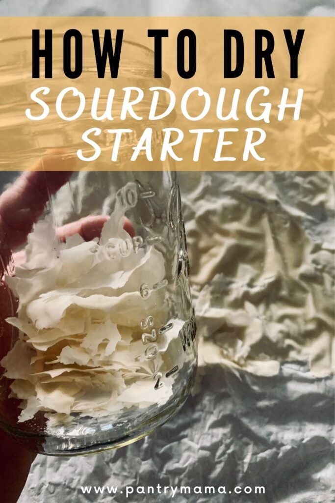 How to dehydrate sourdough starter