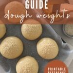 Quick Reference Guide for Dough Weights Pinterest