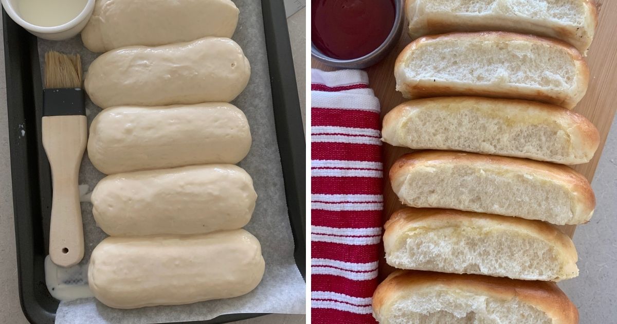 Sourdough Hot Dog Rolls [with a vegan option] The Pantry Mama