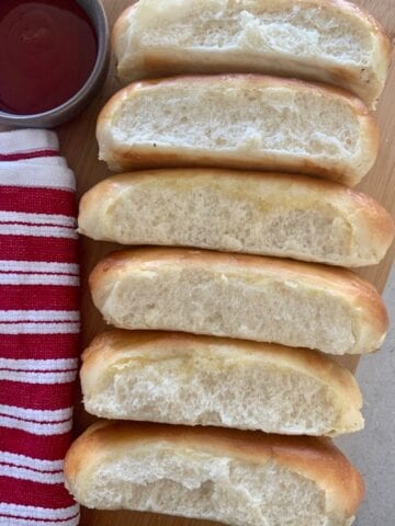 Sourdough hot dog rolls