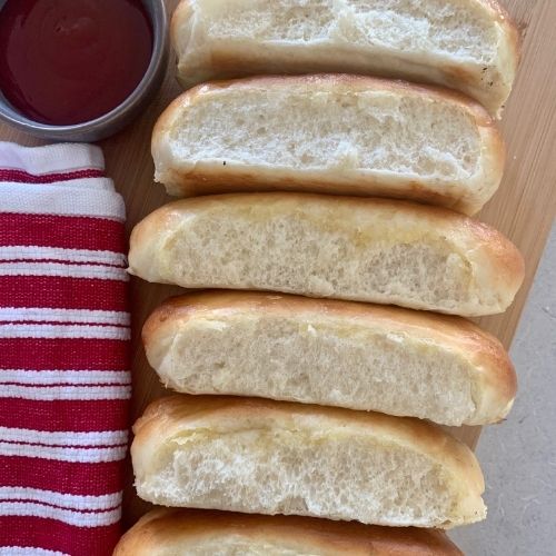 Sourdough Hot Dog Rolls [with a vegan option] The Pantry Mama