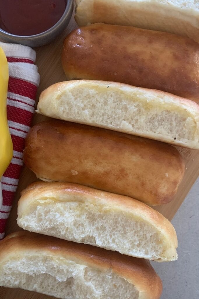 Sourdough hot dog rolls for 4th of July