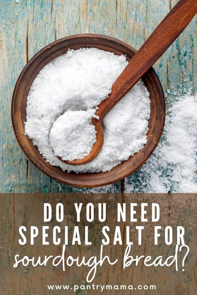 Salt in sourdough bread