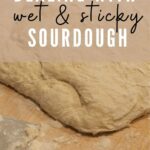 Why is my sourdough so wet and sticky?