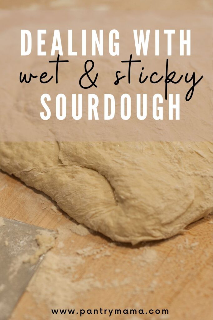 Why is my sourdough so wet and sticky