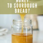 Can you add honey to sourdough bread - Pinterest Image