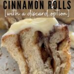 FLUFFY SOURDOUGH CINNAMON BUNS - PINTEREST IMAGE