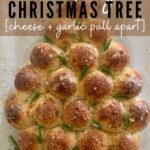 Sourdough Christmas Tree Pull Apart Bread - Pinterest Image