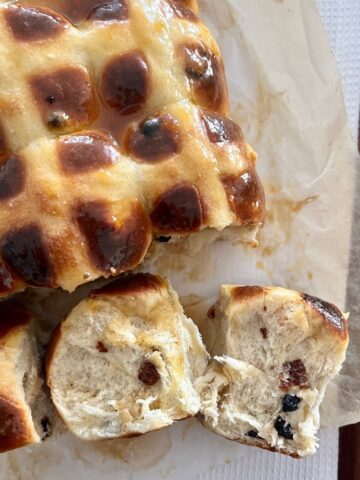 Sourdough Hot Cross Buns