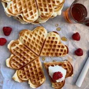 NO WAIT SOURDOUGH DISCARD WAFFLES RECIPE