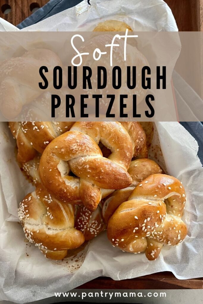 SOFT SOURDOUGH PRETZEL RECIPE - PINTEREST IMAGE