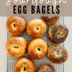 Sourdough Egg Bagels Pinterest Image