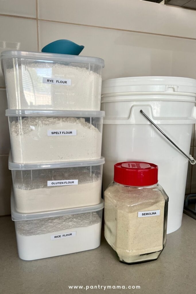 How to Properly Store Flour [Short and Long Term Solutions] - The Pantry  Mama