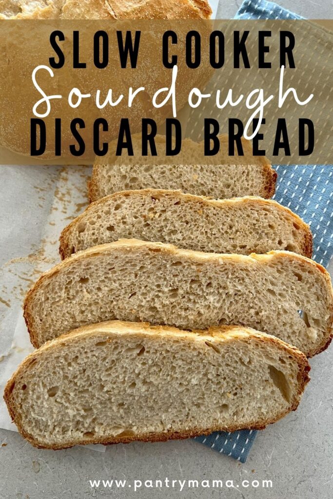 SLOW COOKER SOURDOUGH BREAD - PINTEREST IMAGE