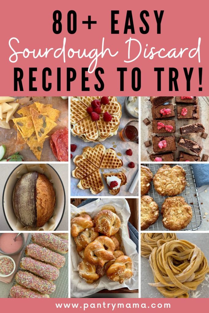 80+ SOURDOUGH DISCARD RECIPES TO TRY - PINTEREST IMAGE
