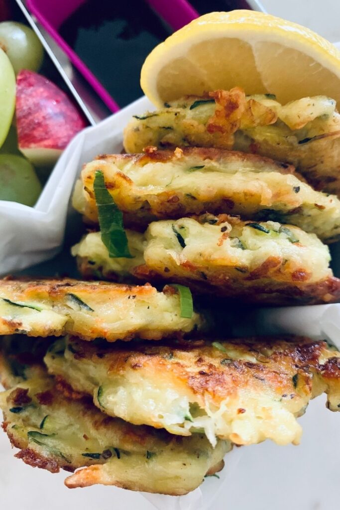 Sourdough Discard Zucchini Fritters