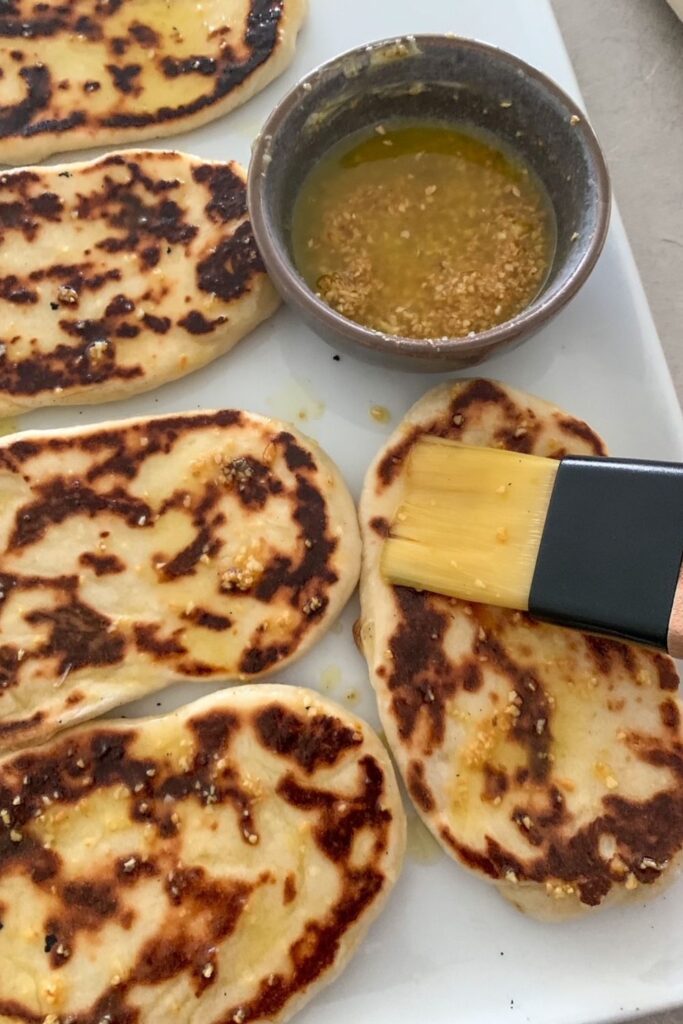 Sourdough Discard Naan Bread