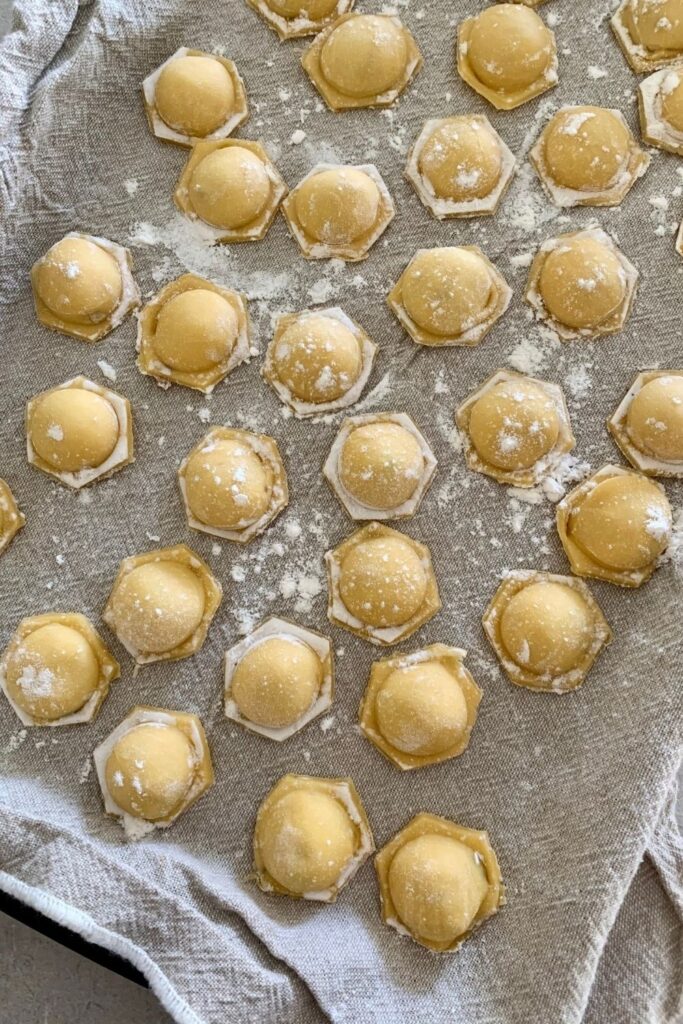 Sourdough Discard Pasta - ravioli