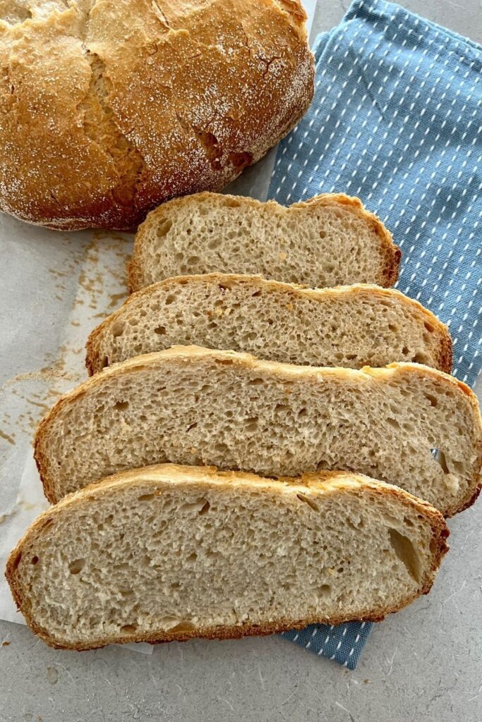Slow Cooker Sourdough Discard Bread