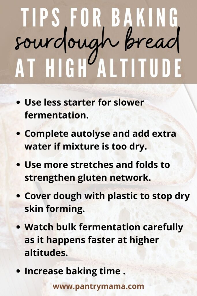 BEST TIPS FOR BAKING SOURDOUGH AT ALTITUDE