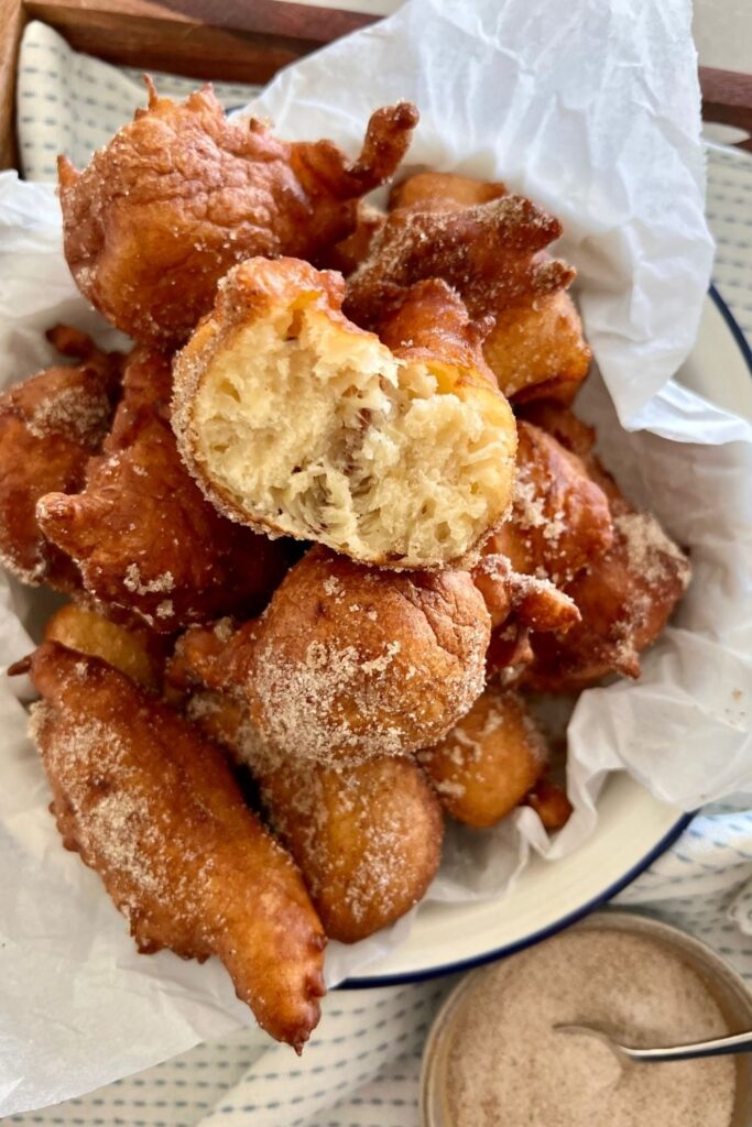 Sourdough Banana Fritters