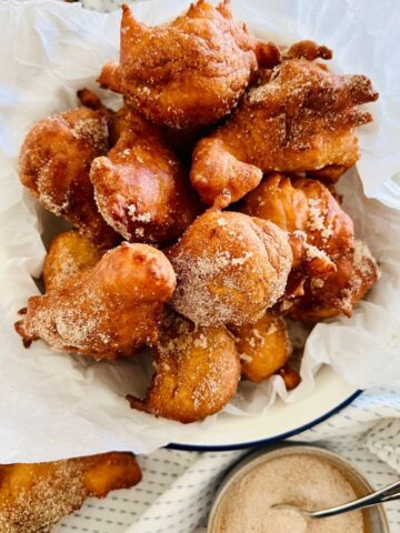 SOURDOUGH BANANA FRITTERS