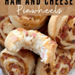 Sourdough Pinwheels with Ham and Cheese - Pinterest Image
