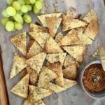 VEGAN SOURDOUGH CRACKERS