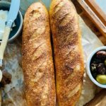 SOURDOUGH BAGUETTES FOR BEGINNERS - RECIPE FEATURE IMAGE